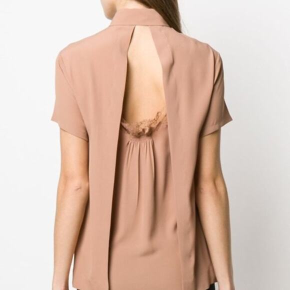 Numero Ventuno N21 Back Detail Blouse Star Button - Picture 5 of 14